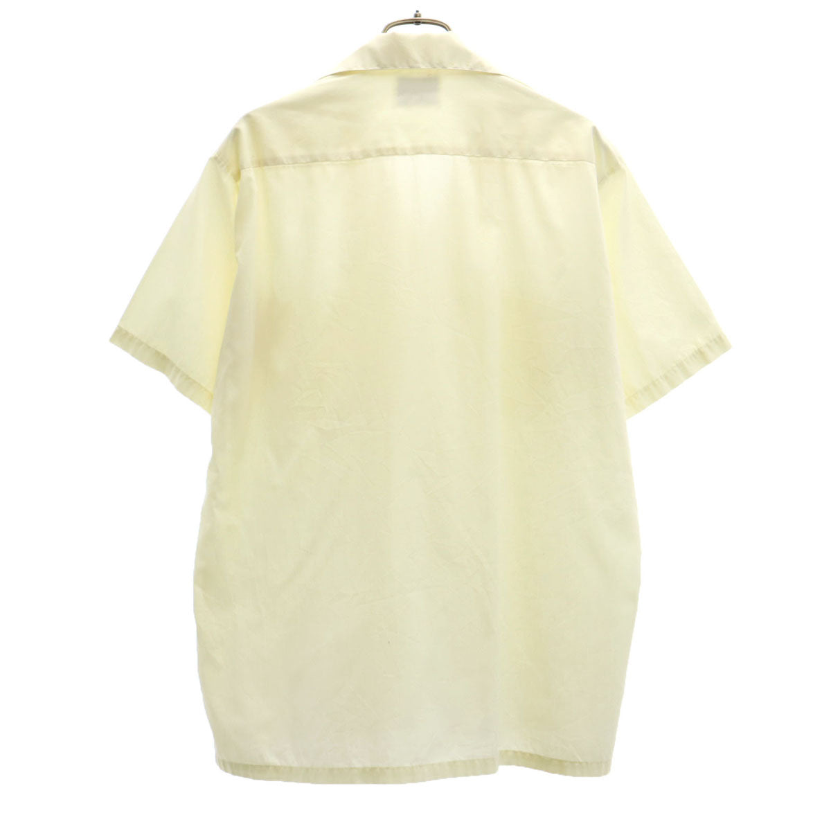 SIR MORTON 60s ヴィンテージ 半袖 オープンカラーシャツ M 生成り メンズ