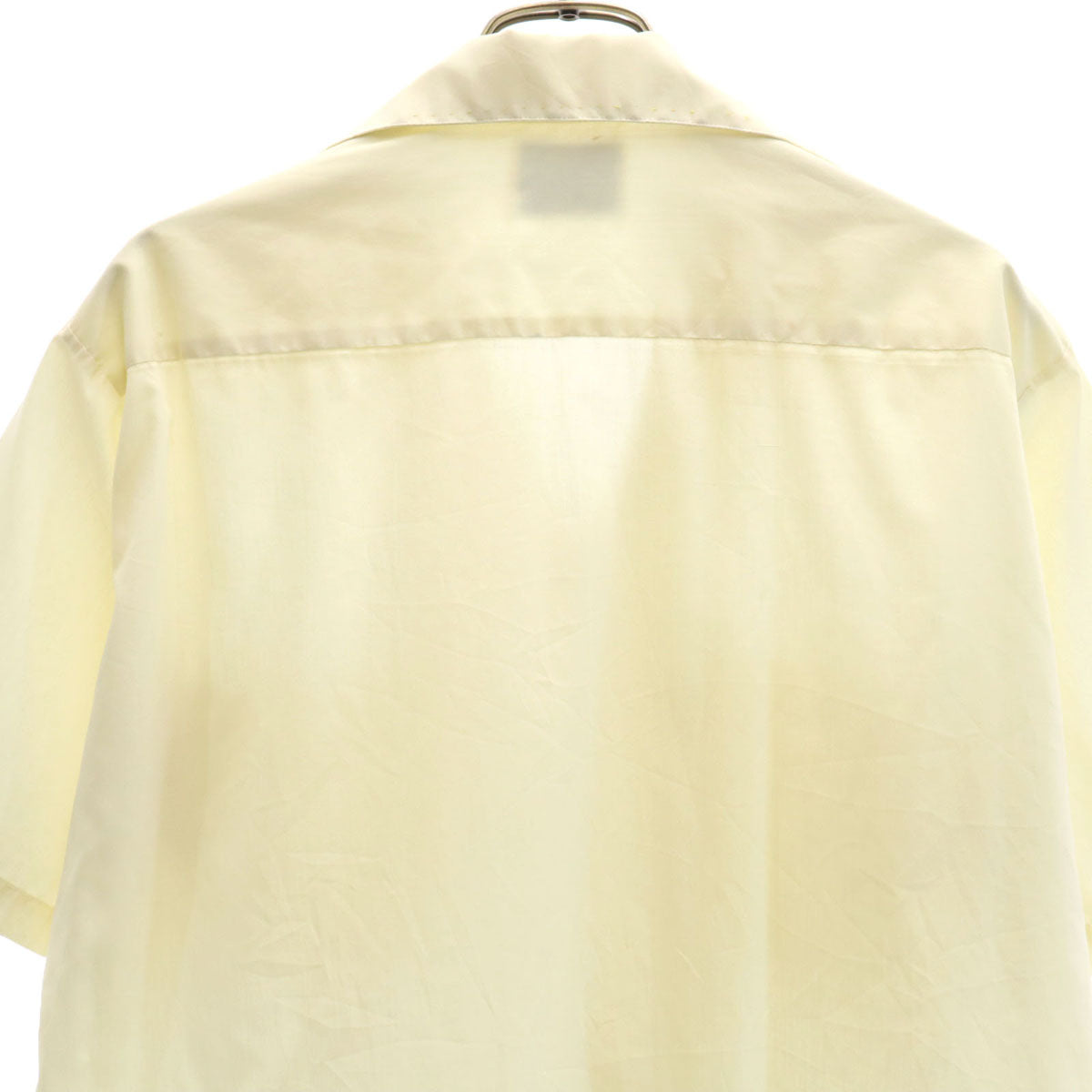 SIR MORTON 60s ヴィンテージ 半袖 オープンカラーシャツ M 生成り メンズ