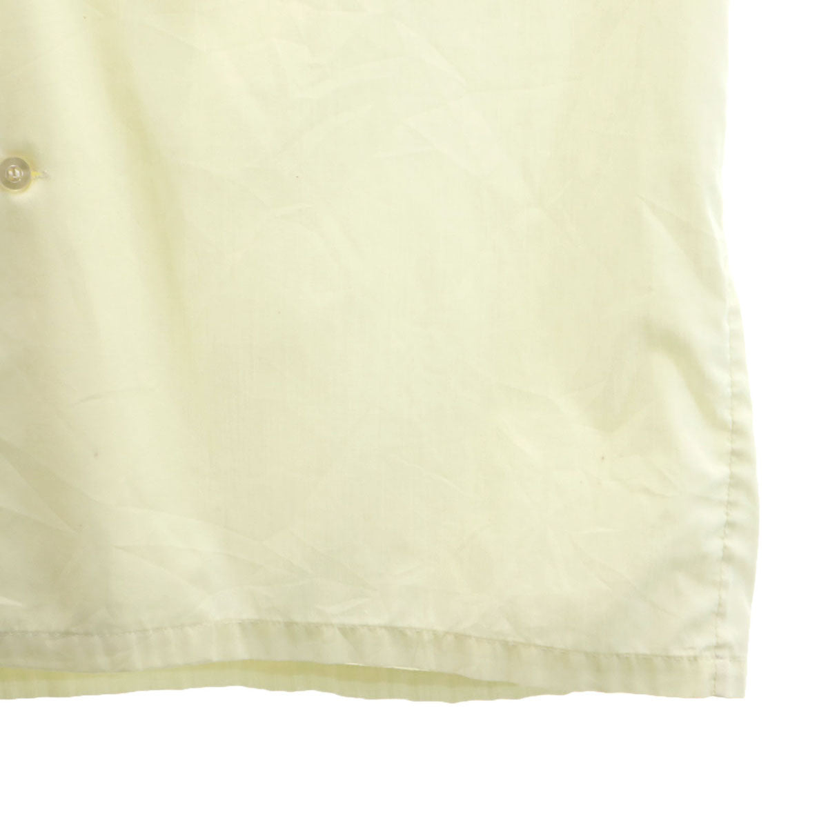 SIR MORTON 60s ヴィンテージ 半袖 オープンカラーシャツ M 生成り メンズ