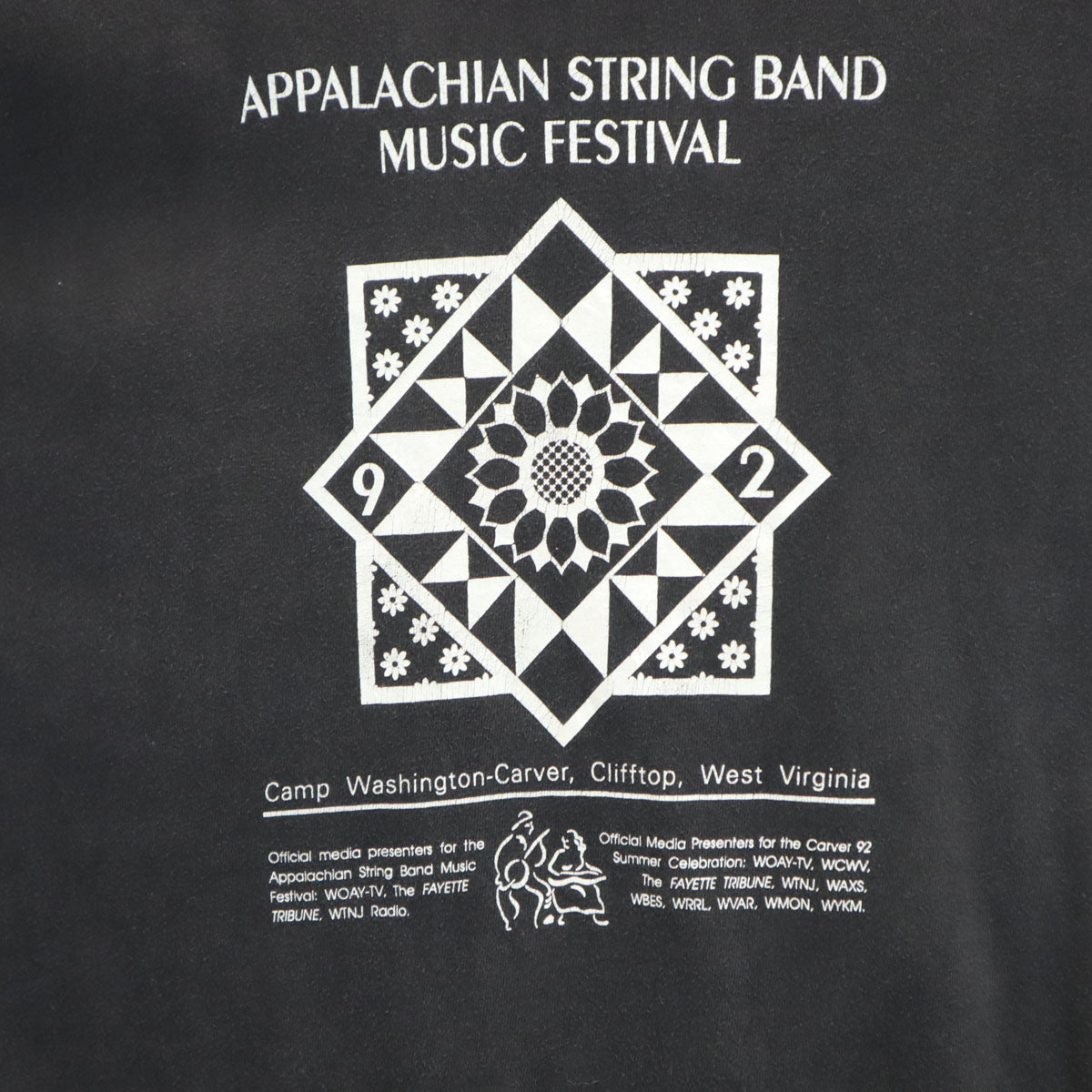 Hanes ヘインズ 90s USA製 オールド 音楽祭 半袖 Tシャツ L ブラック シングルステッチ メンズ