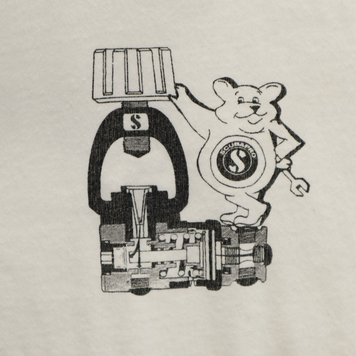 ONEITA オニータ 90s USA製 オールド バックプリント 半袖 Tシャツ XL ホワイト 企業モノ シングルステッチ メンズ