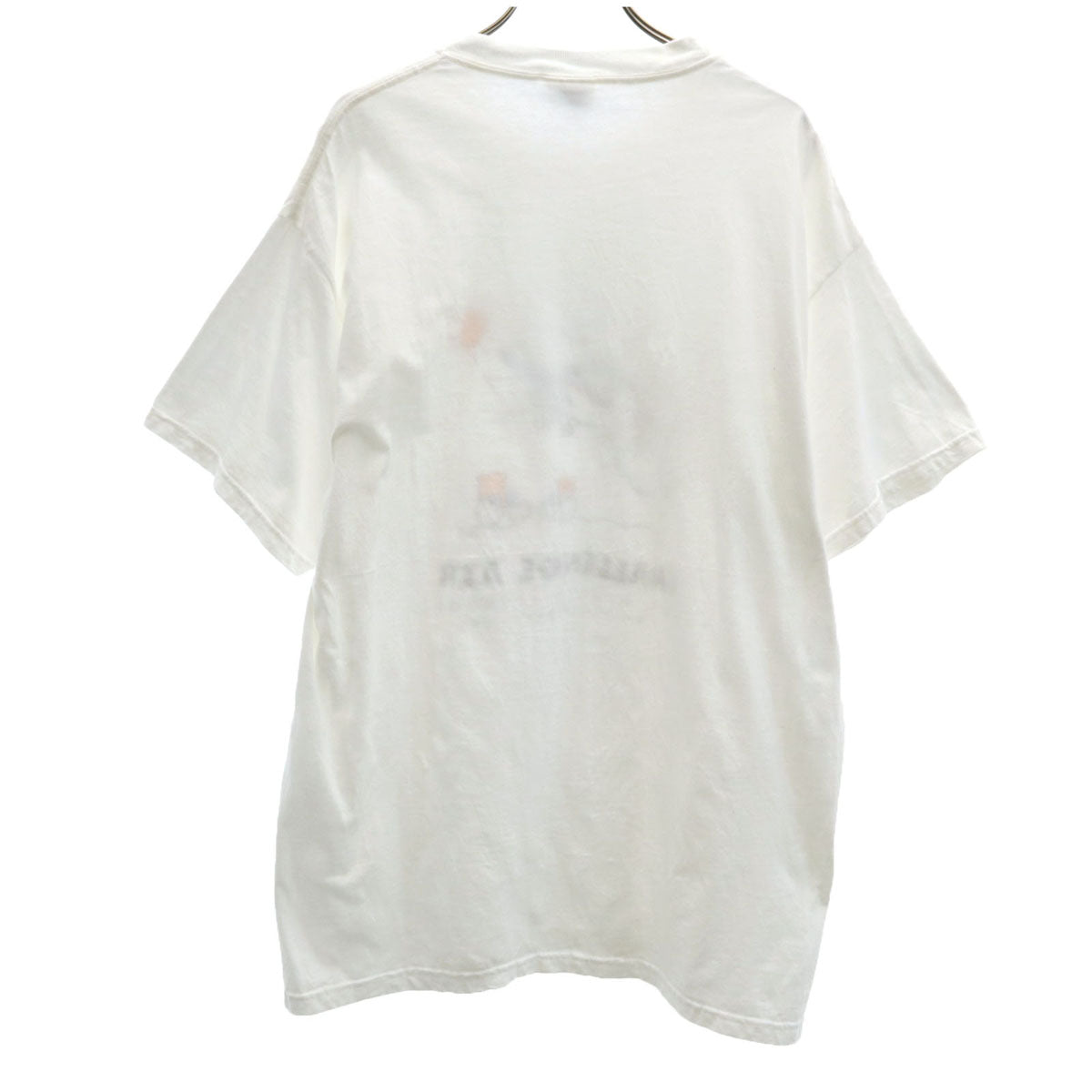 Hanes ヘインズ 90s オールド challenge air for kids and friends 半袖 Tシャツ L ホワイト BEEFY-T メンズ