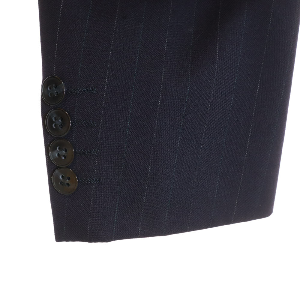 Christian Dior MONSIEUR クリスチャンディオール ムッシュ 90s オールド ストライプ柄 スーツ 上下 セットアップ YA4 ネイビー メンズ