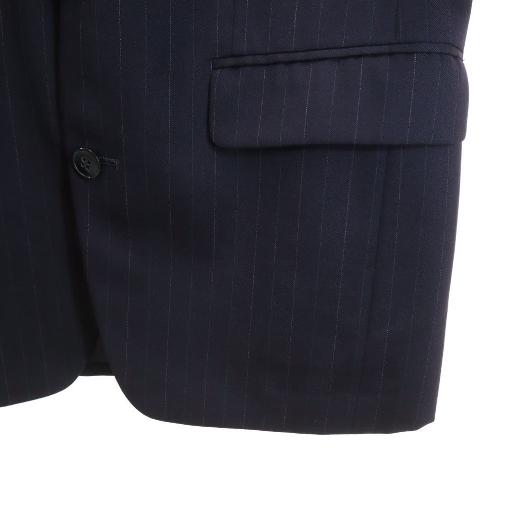 Christian Dior MONSIEUR クリスチャンディオール ムッシュ 90s オールド ストライプ柄 スーツ 上下 セットアップ YA4 ネイビー メンズ