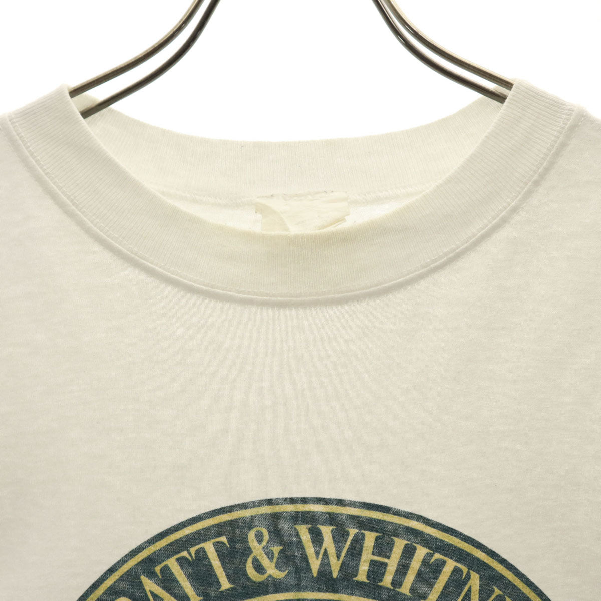 90s オールド イーグル プリント 半袖 Tシャツ オフホワイト シングルステッチ メンズ