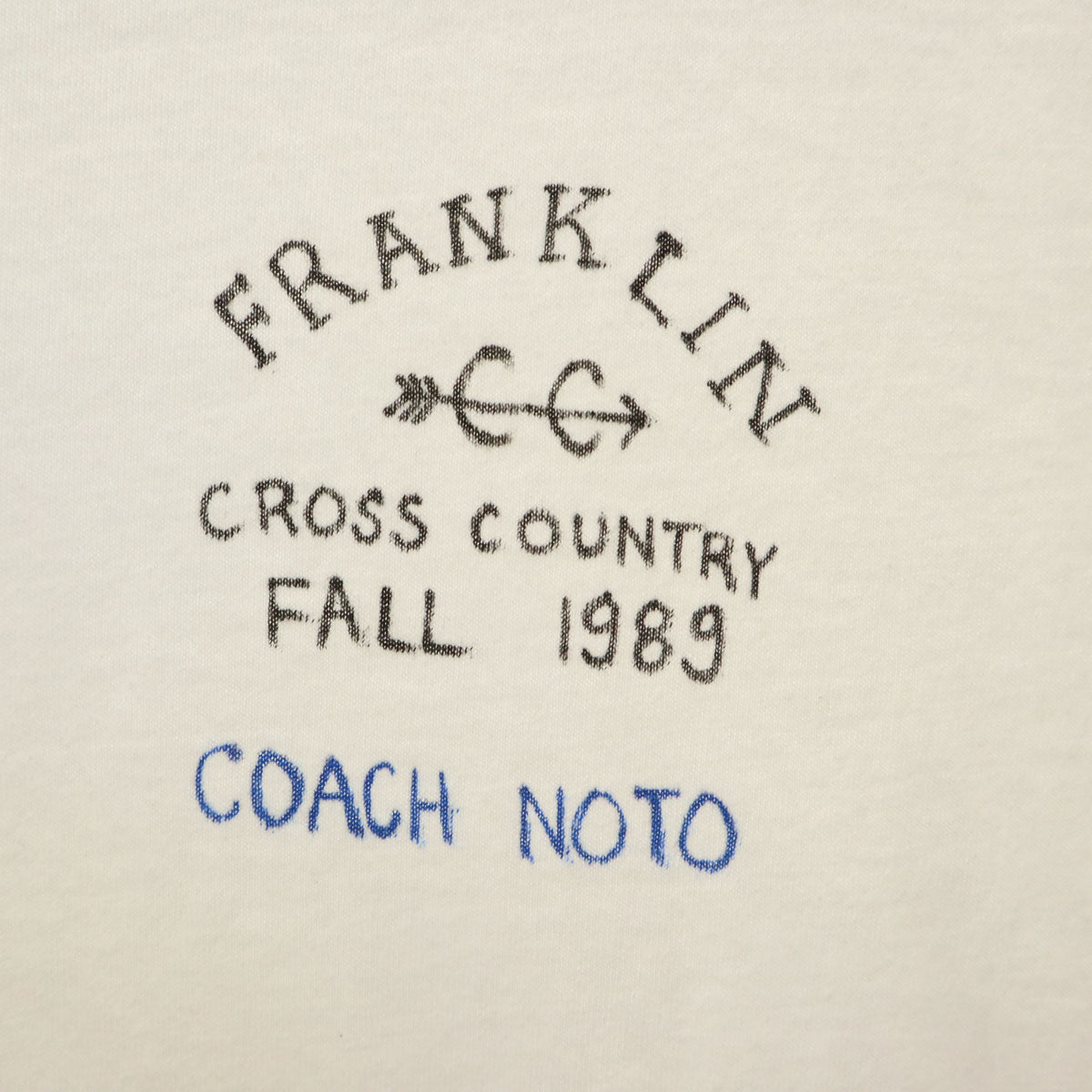 Hanes ヘインズ 80s USA製 ヴィンテージ メモリアル 半袖 Tシャツ XL オフホワイト シングルステッチ メンズ