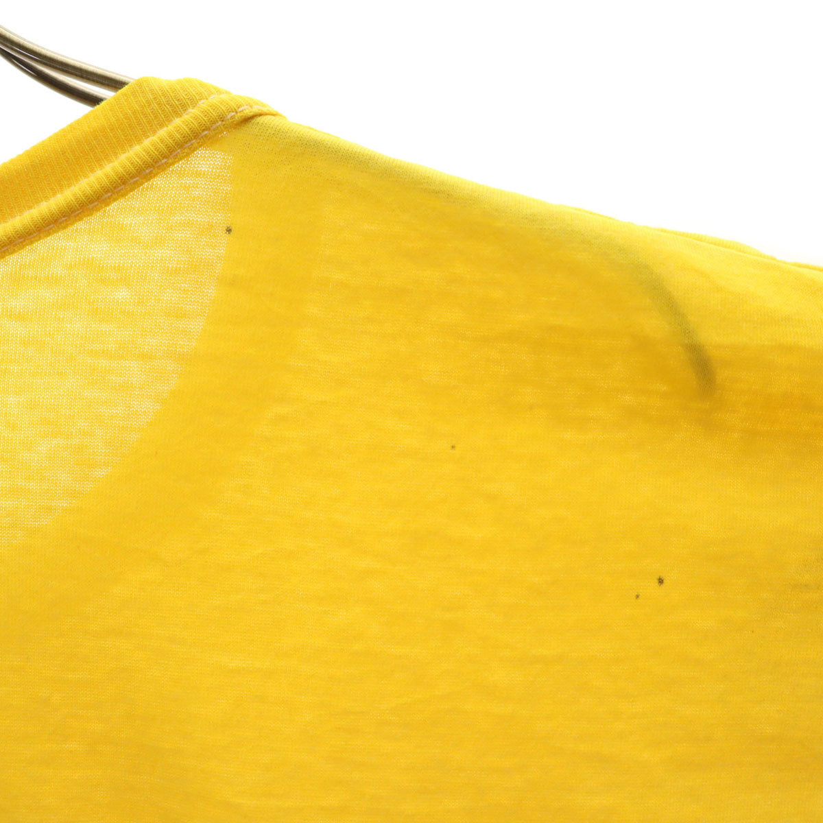 HARVEY WOODS 90s カナダ製 オールド 半袖 Tシャツ L イエロー メンズ