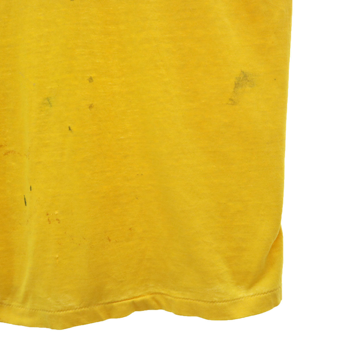 HARVEY WOODS 90s カナダ製 オールド 半袖 Tシャツ L イエロー メンズ