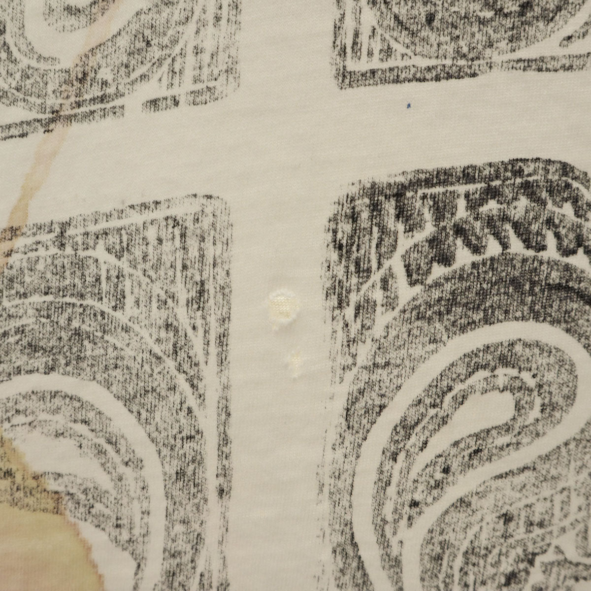 90s オールド トカゲ プリント 半袖 Tシャツ イエロー系 シングルステッチ メンズ