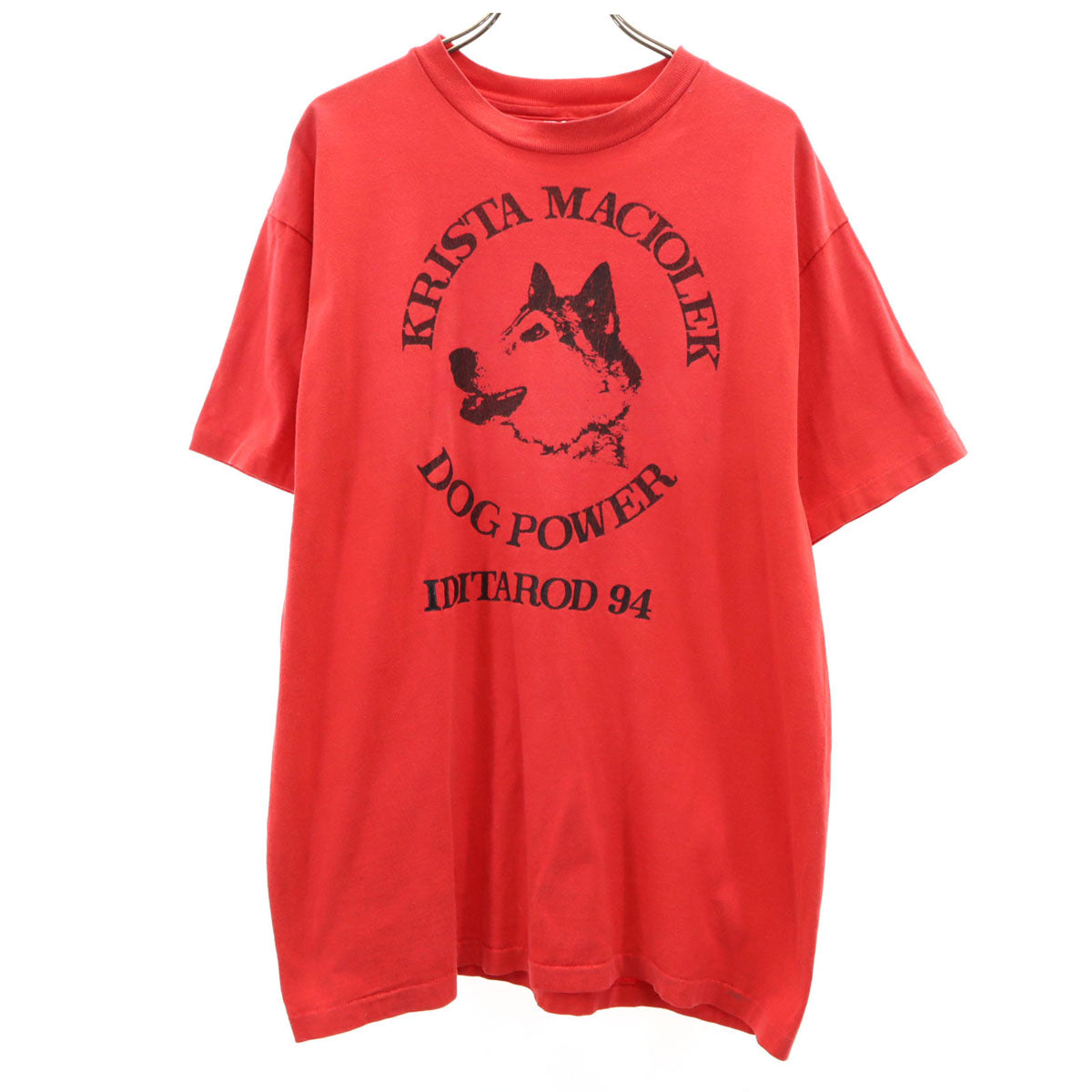 Hanes ヘインズ 90s USA製 オールド 半袖 Tシャツ L レッド シングルステッチ メンズ