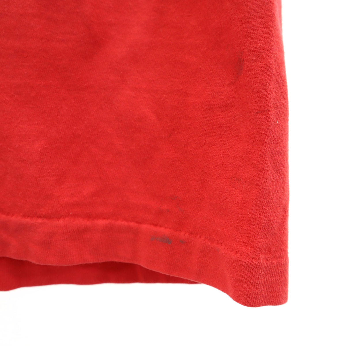 Hanes ヘインズ 90s USA製 オールド 半袖 Tシャツ L レッド シングルステッチ メンズ