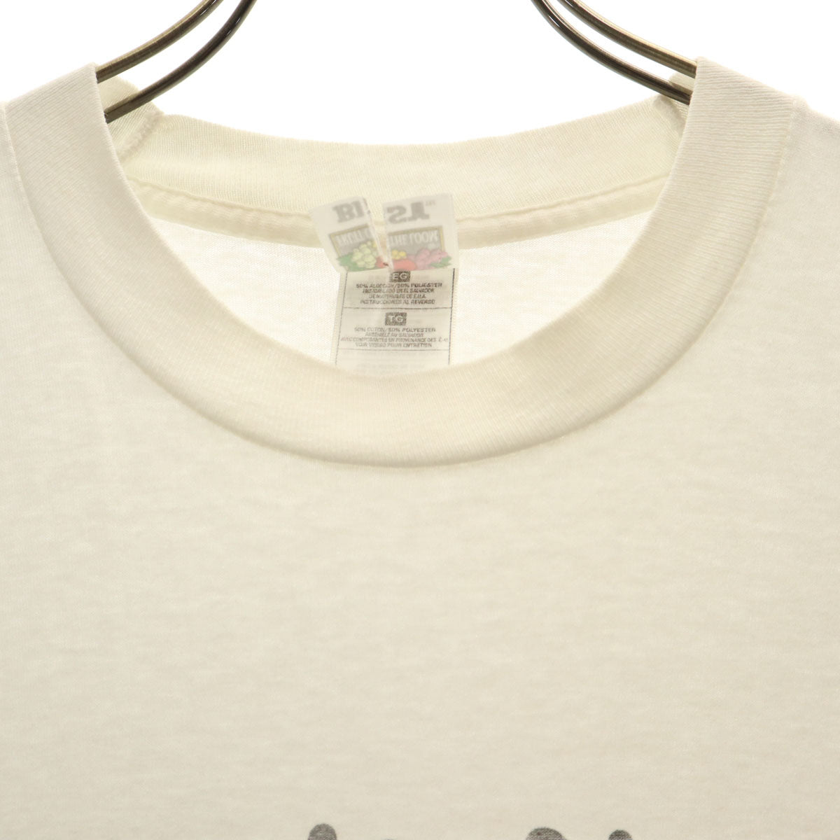 FRUIT OF THE LOOM BEST フルーツオブザルーム ベスト 90s オールド 半袖 Tシャツ XL オフホワイト シングルステッチ メンズ