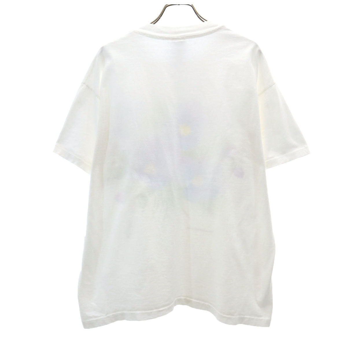 GRAPE グレープ 90s USA製 オールド 半袖 Tシャツ L オフホワイト シングルステッチ レディース