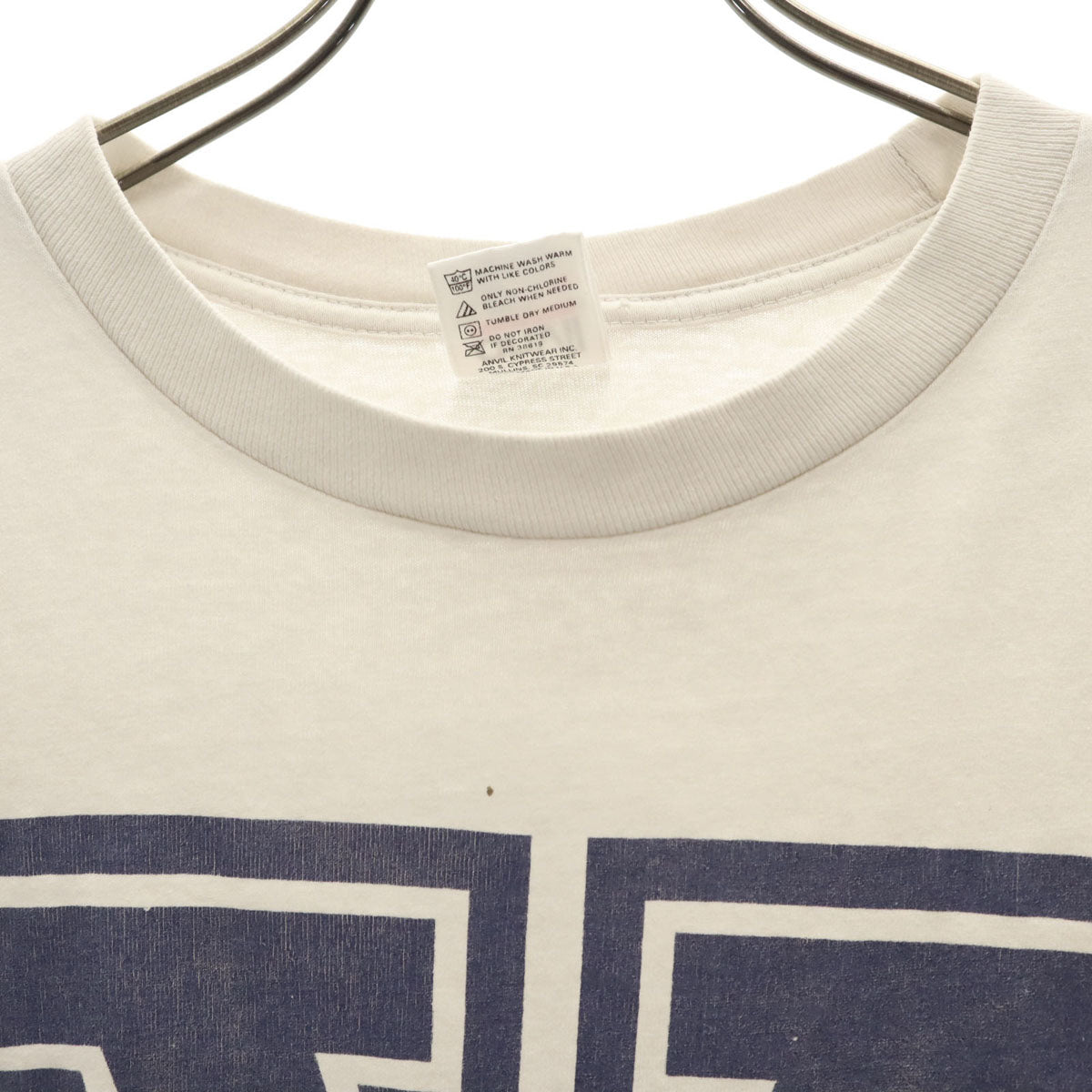 anvil アンヴィル 90s オールド 半袖 Tシャツ XL オフホワイト シングルステッチ メンズ