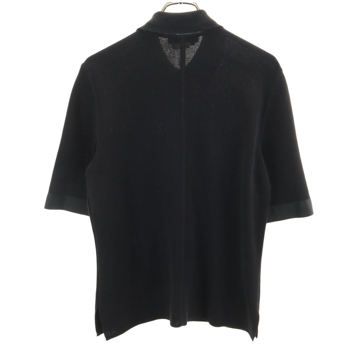 Salvatore Ferragamo サルヴァトーレフェラガモ 90s イタリア製 オールド 半袖 ニットカーディガン M ブラック レディース