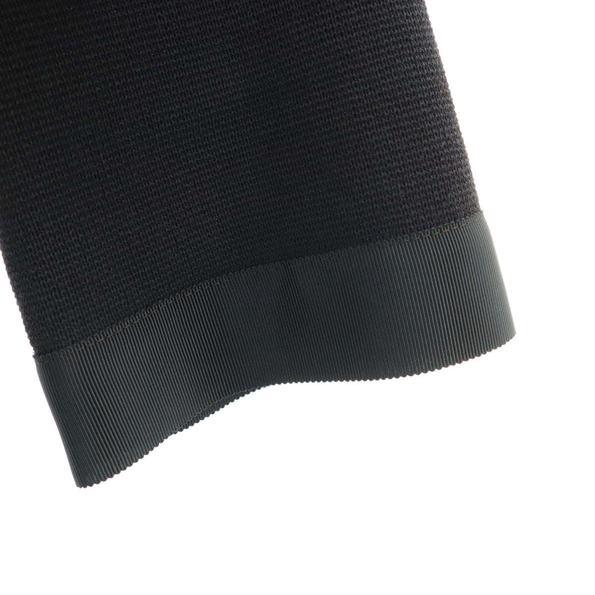 Salvatore Ferragamo サルヴァトーレフェラガモ 90s イタリア製 オールド 半袖 ニットカーディガン M ブラック レディース