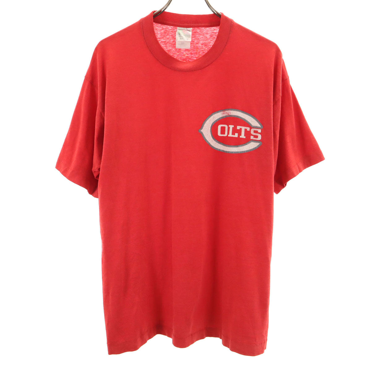 FRUIT OF THE LOOM BEST フルーツオブザルーム ベスト 90s オールド NFL インディアナポリス・コルツ 半袖 Tシャツ L レッド シングルステッチ メンズ