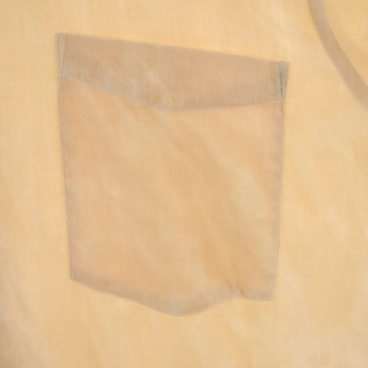 Viyella 50s 60s スコットランド製 ヴィンテージ 長袖 シャツ ペールオレンジ メンズ