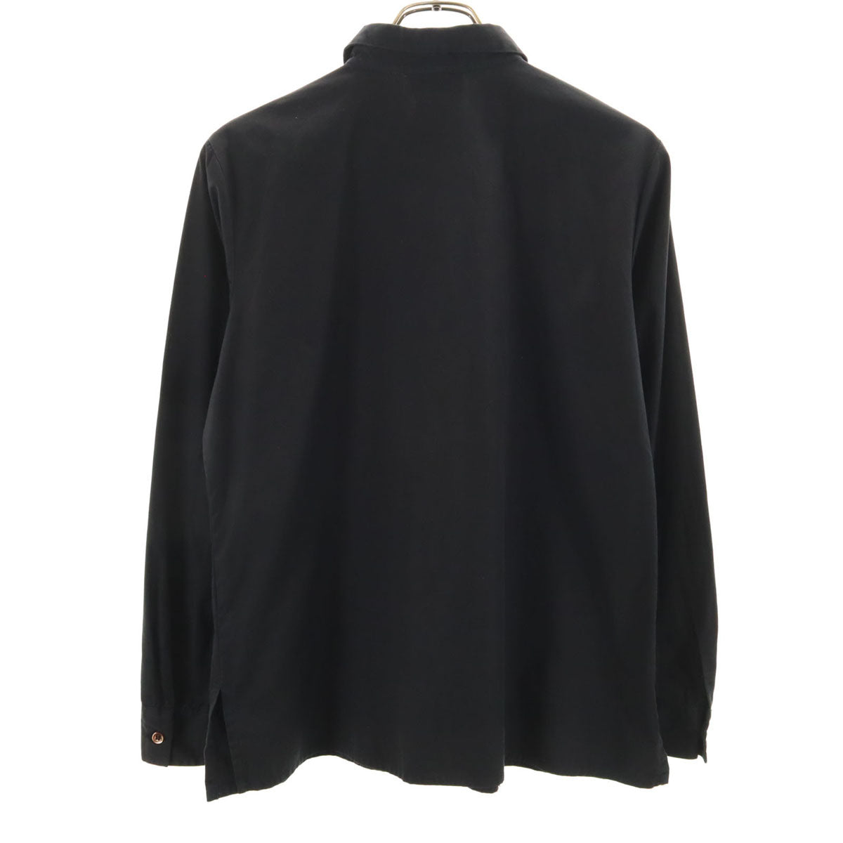 agnes b. アニエスベー 日本製 長袖 コットンシャツ 3 ブラック レディース