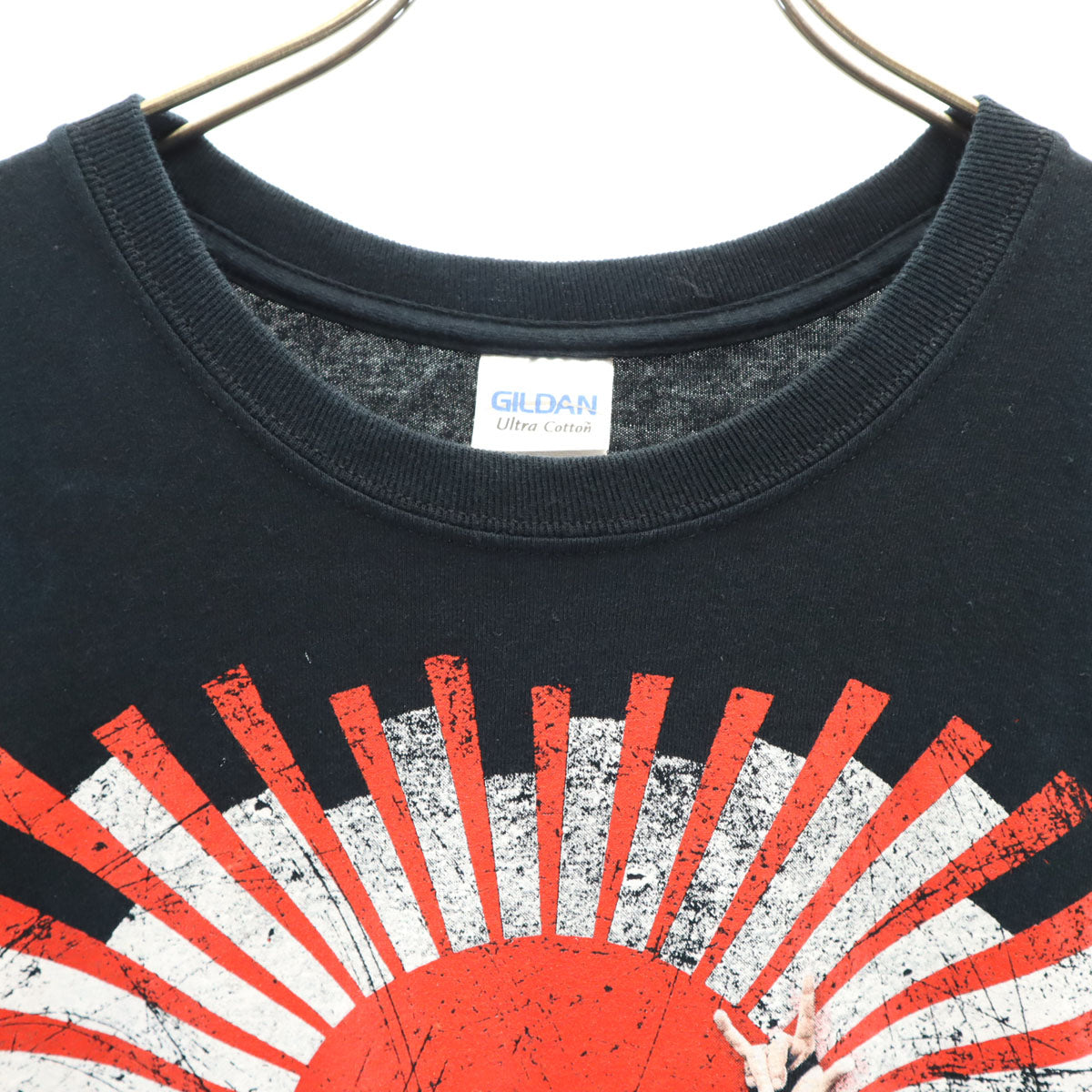 GILDAN ギルダン 2013年 日本ツアー キッス 半袖 Tシャツ L ブラック ハードロックバンド KISS メンズ