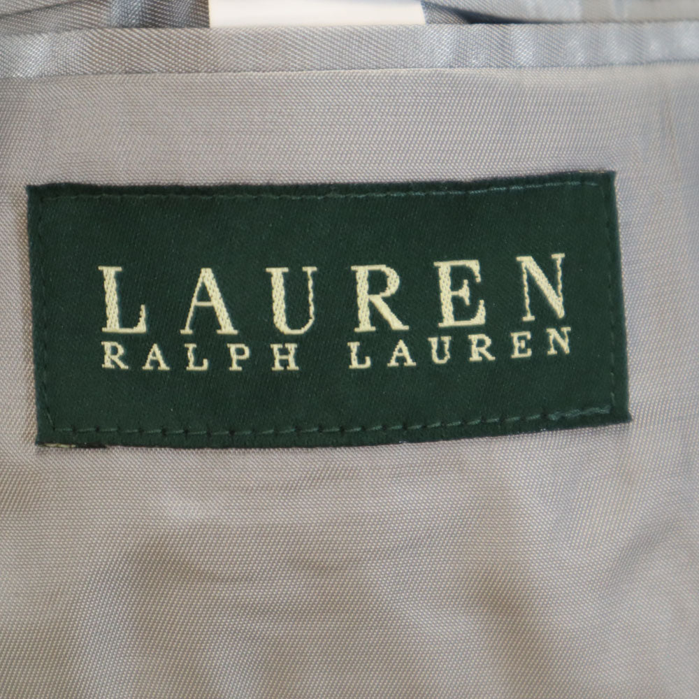 未使用 LAUREN RALPH LAUREN ローレンラルフローレン グレンチェック テーラードジャケット 14R グレー ブレザー キッズ