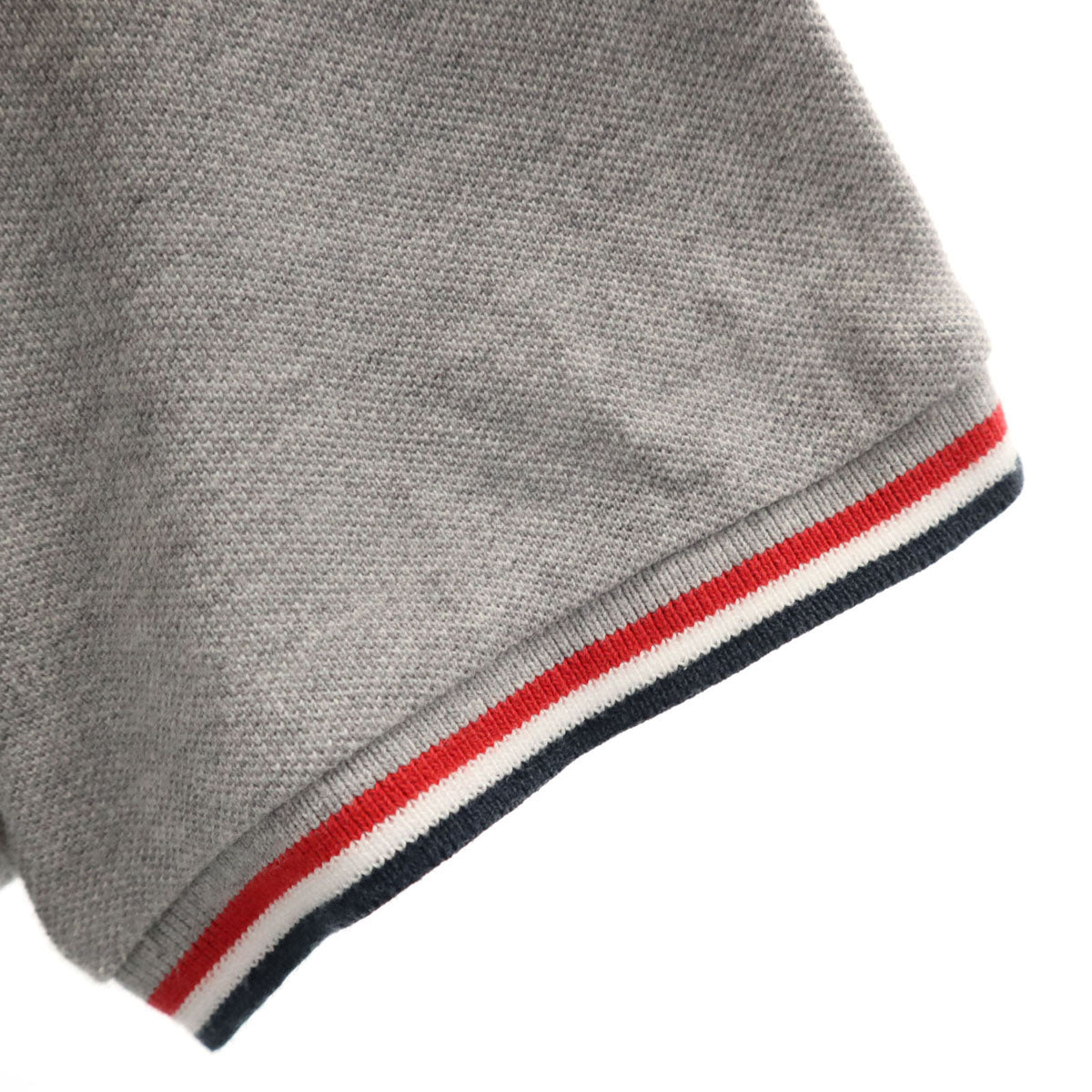 MAISON KITSUNE メゾンキツネ イタリア製 半袖 ポロシャツ M グレー メンズ