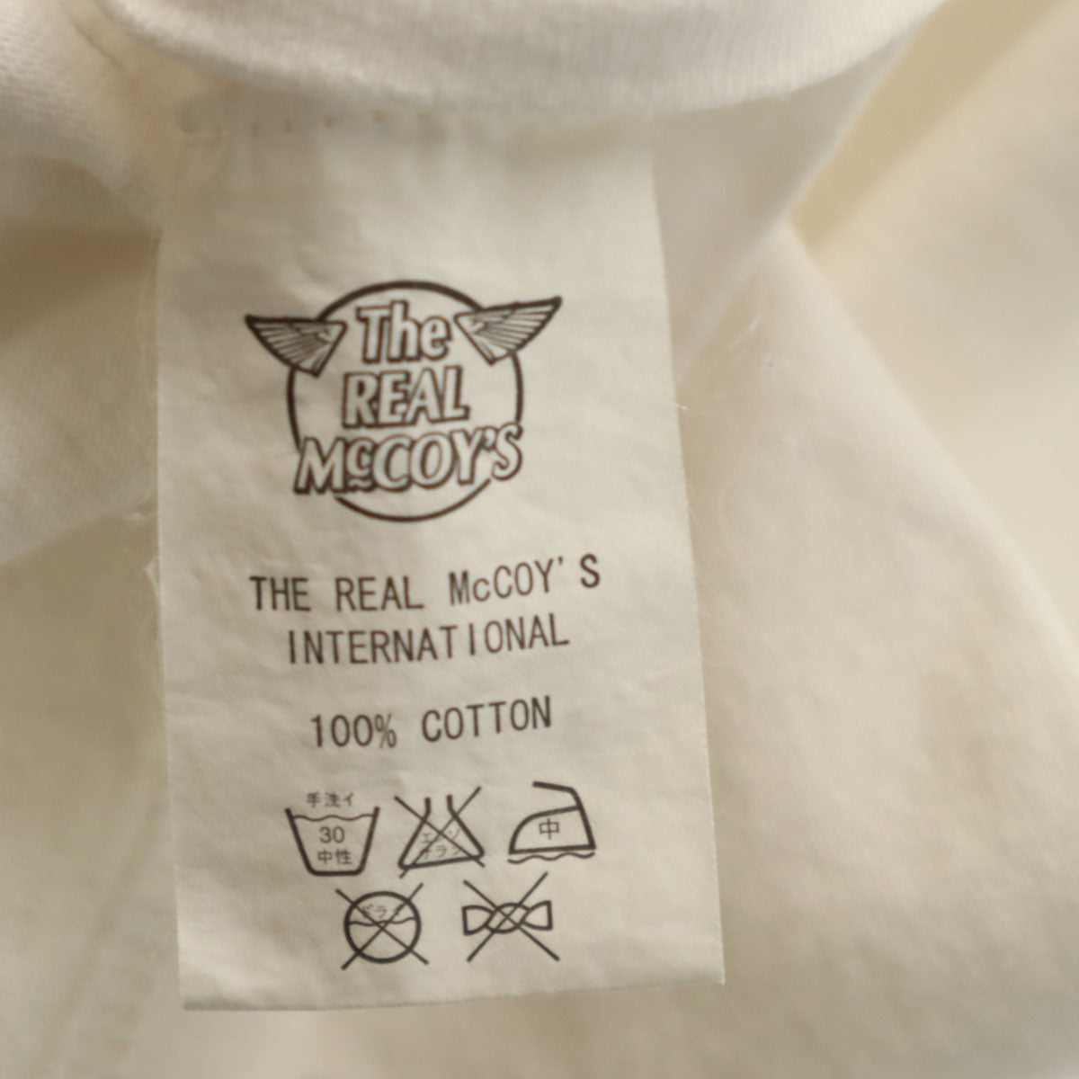 McCOY'S マッコイズ 日本製 半袖 Tシャツ 38 ホワイト メンズ