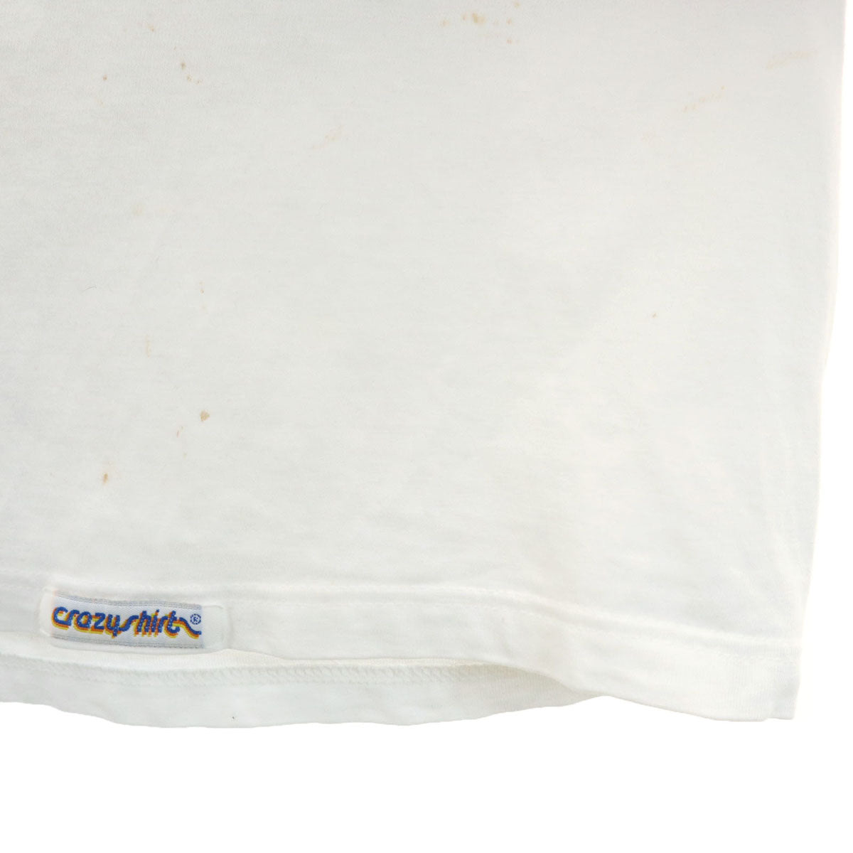 Crazy Shirt クレイジーシャツ 90s USA製 オールド 猫 半袖 Tシャツ XL ホワイト系 メンズ