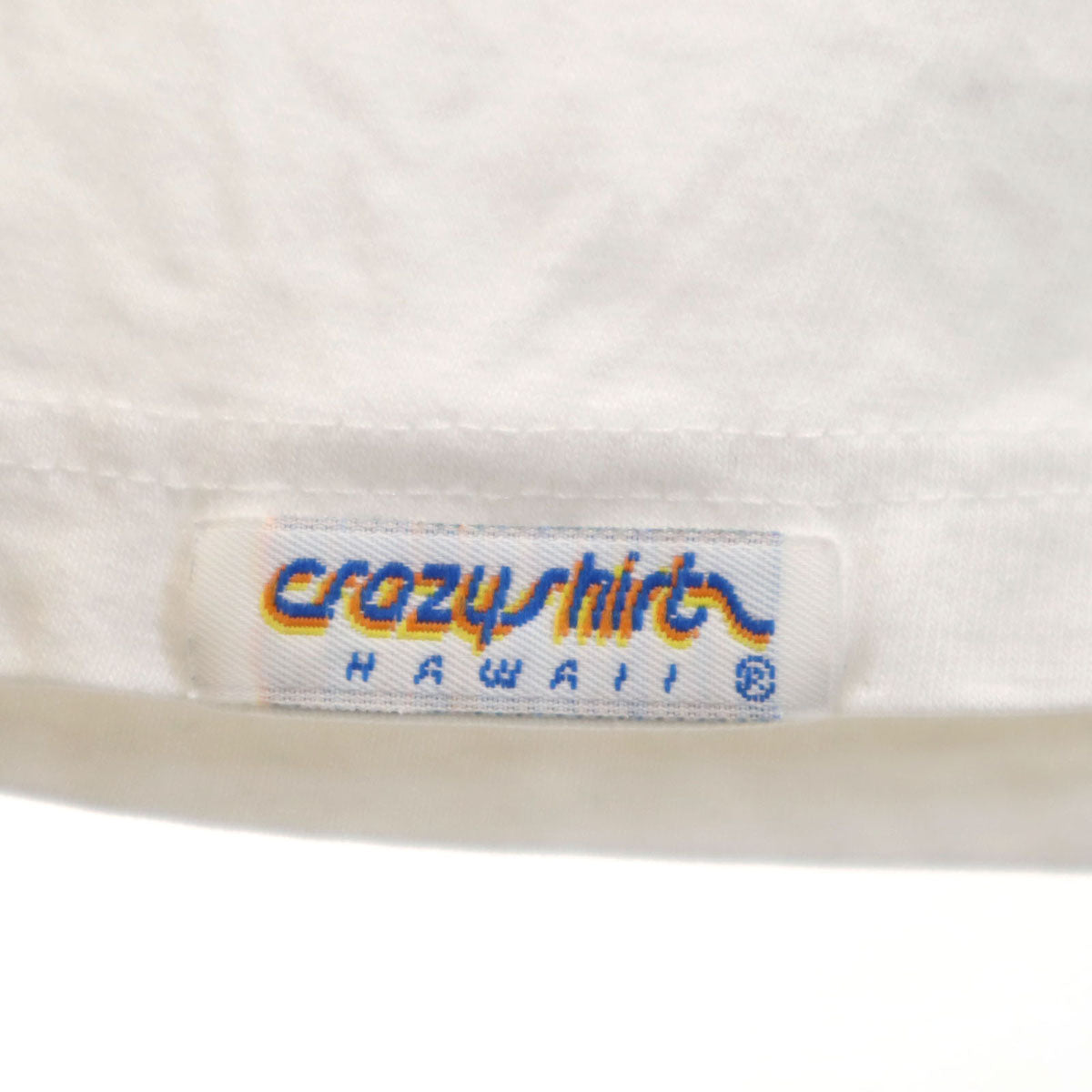 Crazy Shirt クレイジーシャツ 90s USA製 オールド 猫 半袖 Tシャツ M ホワイト系 メンズ