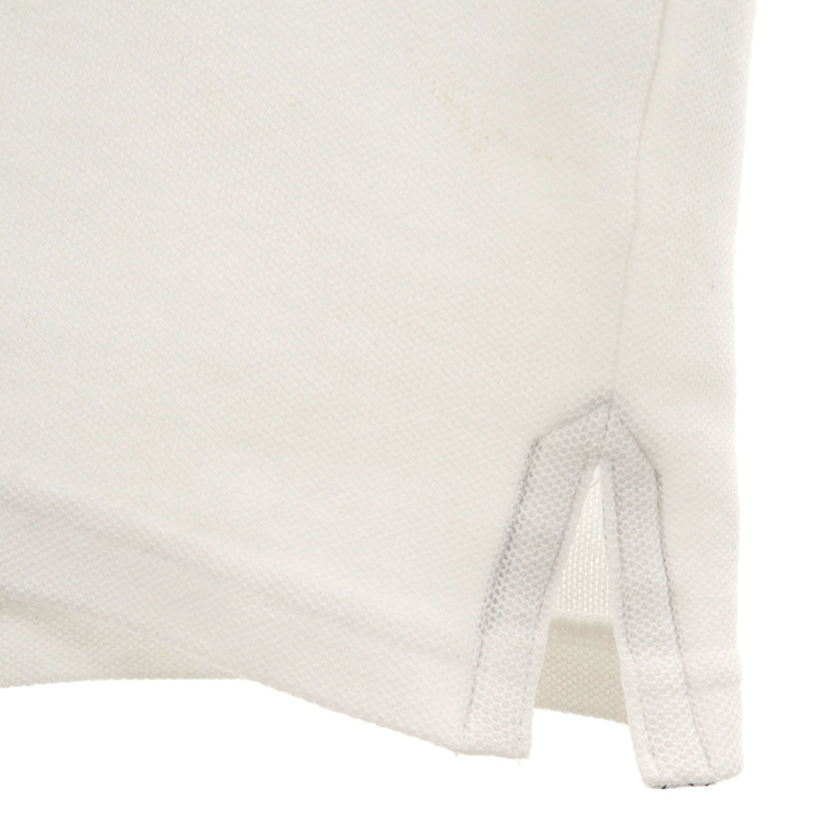 MARK&LONA マークアンドロナ 日本製 ゴルフ 半袖 ポロシャツ XL 白 鹿の子地 メンズ