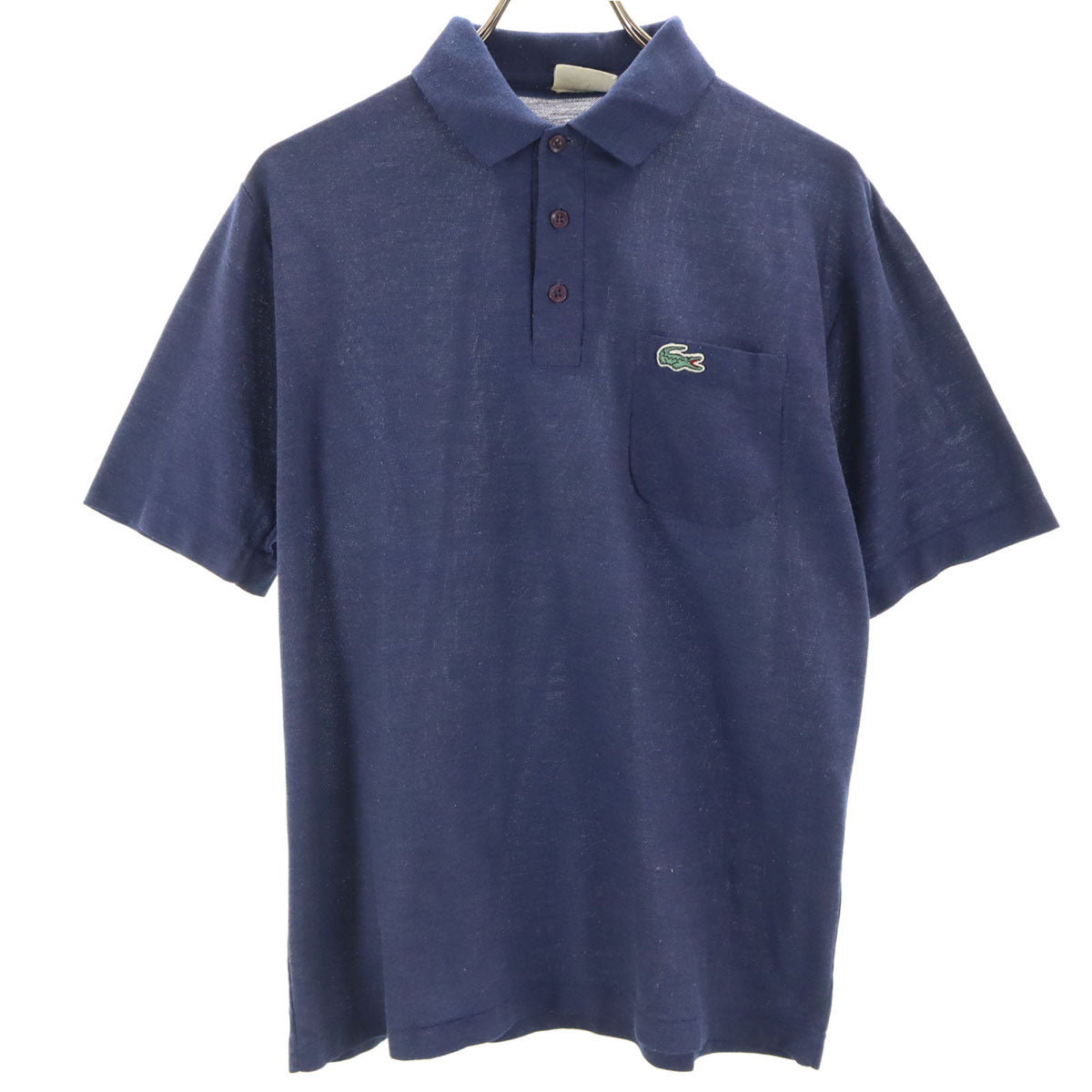 CHEMISE LACOSTE シュミーズラコステ 70s ヴィンテージ 半袖 ポロシャツ ネイビー系 メンズ