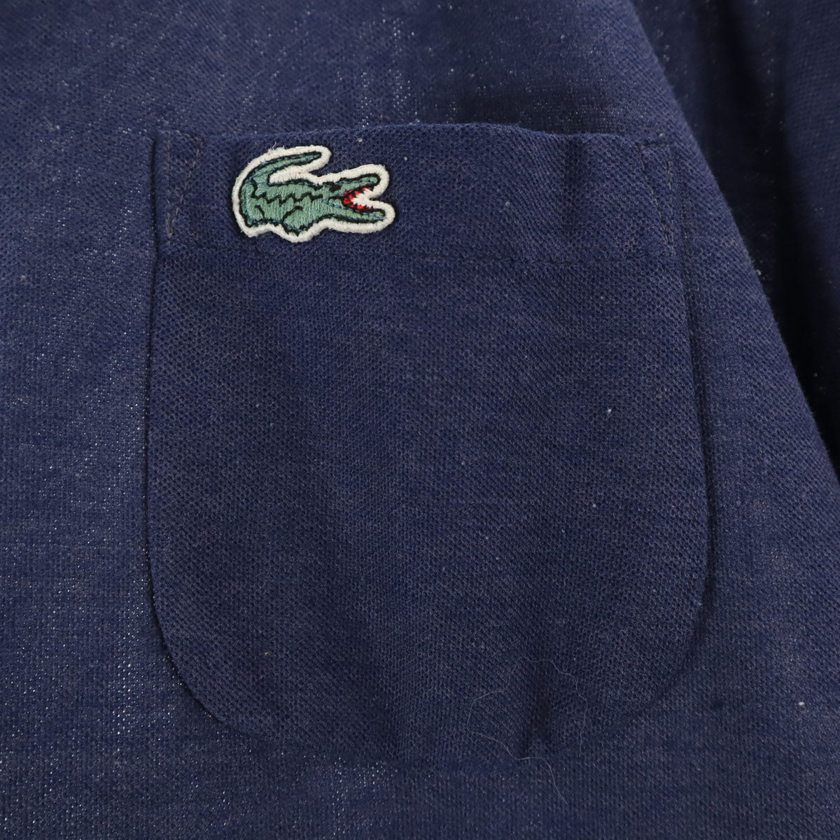 CHEMISE LACOSTE シュミーズラコステ 70s ヴィンテージ 半袖 ポロシャツ ネイビー系 メンズ