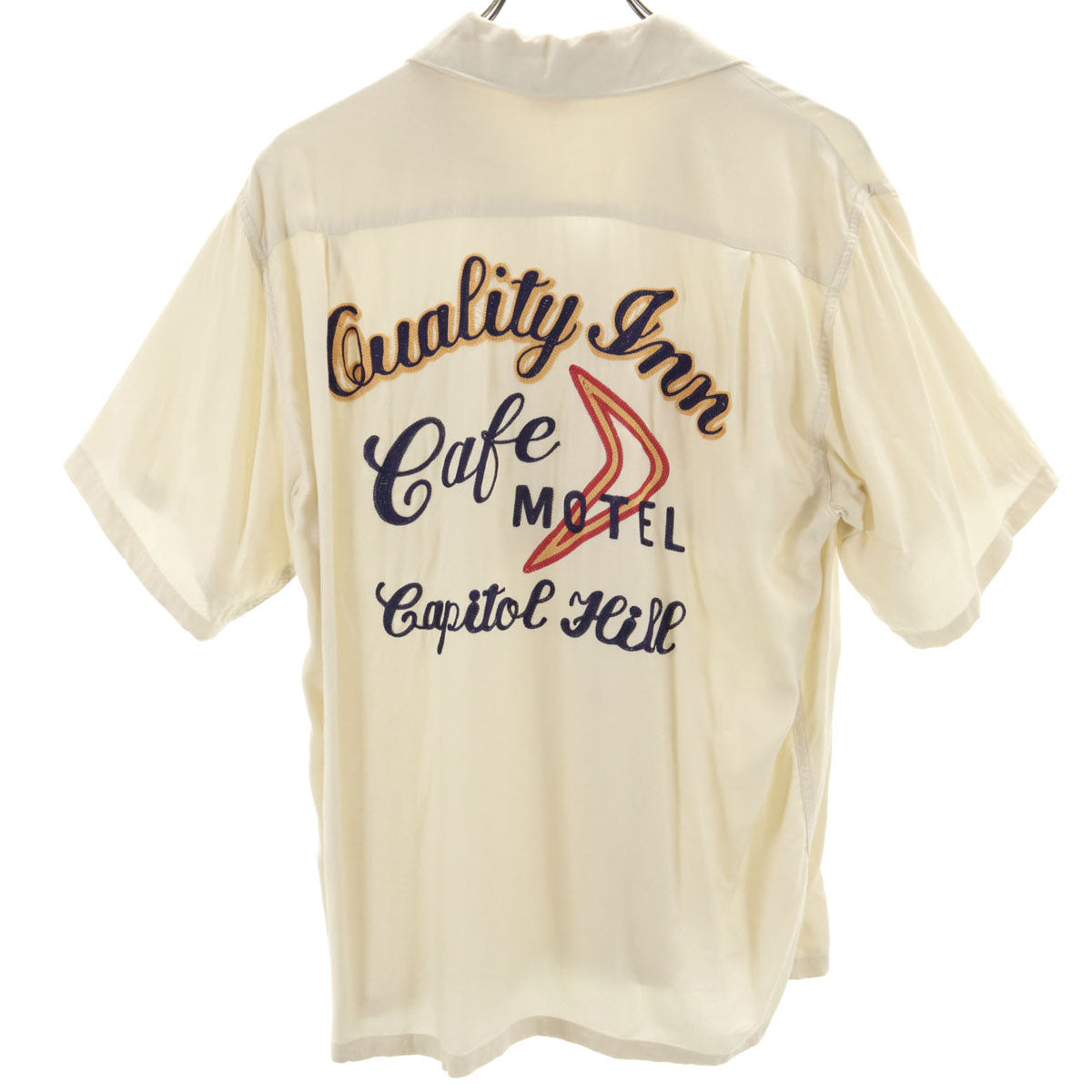 styleeyes スタイルアイズ 東洋エンタープライズ 半袖 ボウリングシャツ 15-151/2 ベージュ メンズ