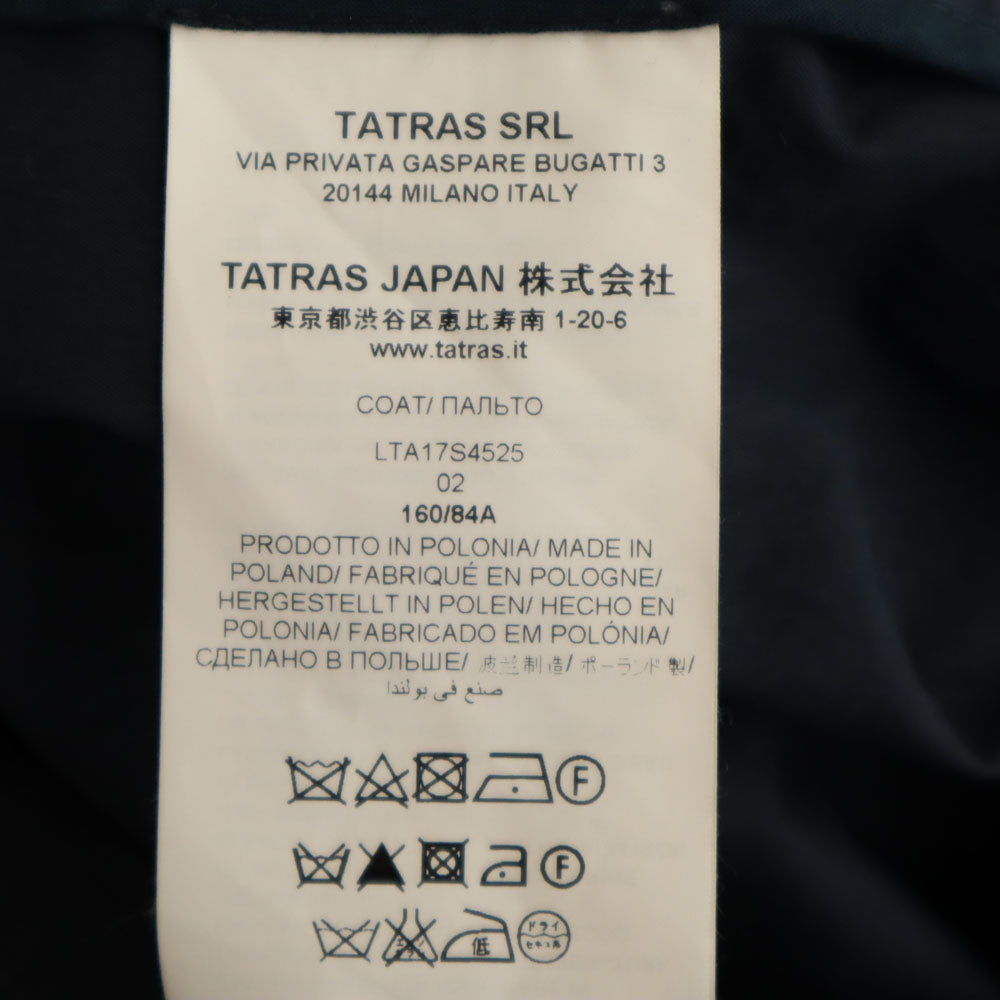 TATRAS タトラス ポーランド製 モッズコート 2 ネイビー ダウンライナー付き レディース