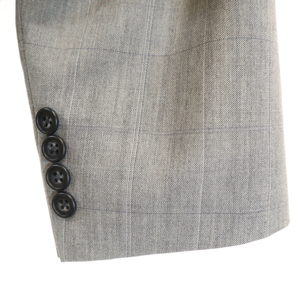Burberrys バーバリーズ 90s オールドC-TK83 ウールブレンド テーラードジャケット AB5 グレー メンズ
