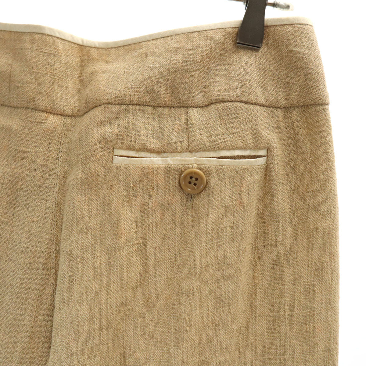 MAX&CO マックスアンドコー 未使用 リネン ジャケット 上下 セットアップ 42/44 ベージュ レディース