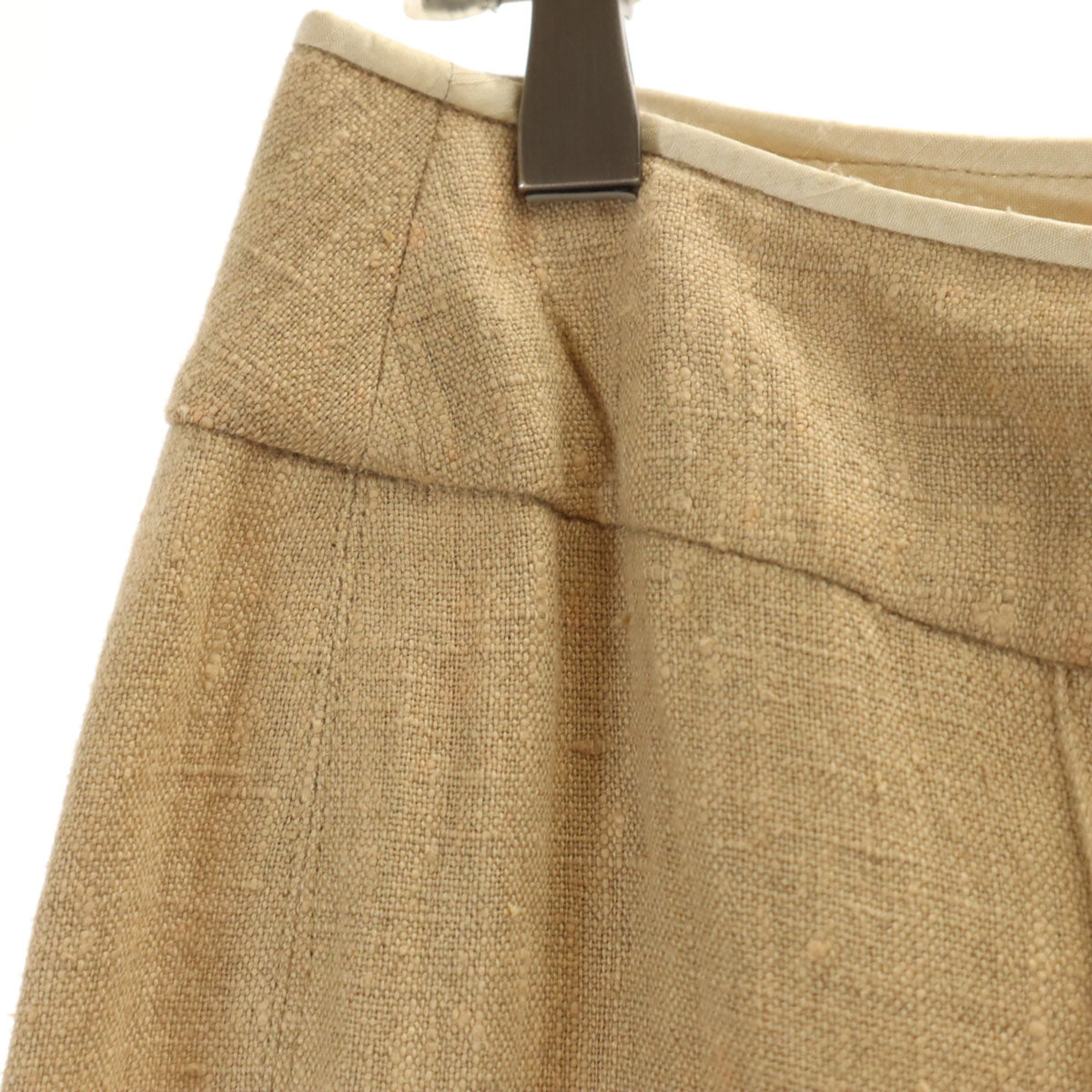 MAX&CO マックスアンドコー 未使用 リネン ジャケット 上下 セットアップ 42/44 ベージュ レディース