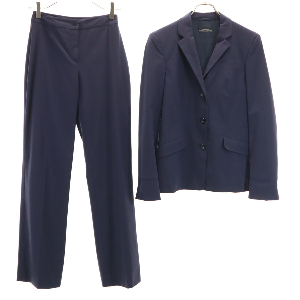 STRENESSE GABRIELE STREHLE ストラネス ガブリエル ストレーレ パンツスーツ 上下 セットアップ 36 ネイビー レディース