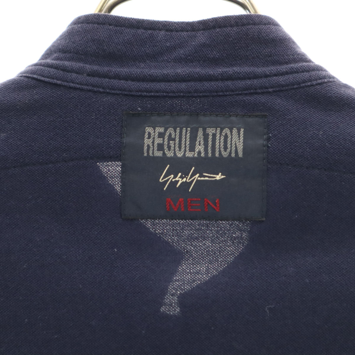 REGULATION Yohji Yamamoto MEN レギュレーション ヨウジヤマモト メン 日本製 長袖 スタンドカラー シャツ 1 ネイビー メンズ