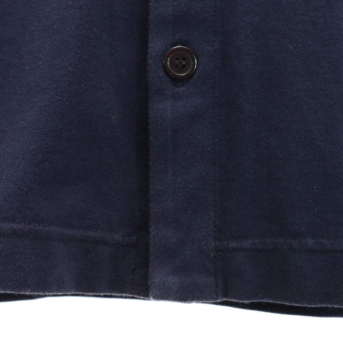 REGULATION Yohji Yamamoto MEN レギュレーション ヨウジヤマモト メン 日本製 長袖 スタンドカラー シャツ 1 ネイビー メンズ