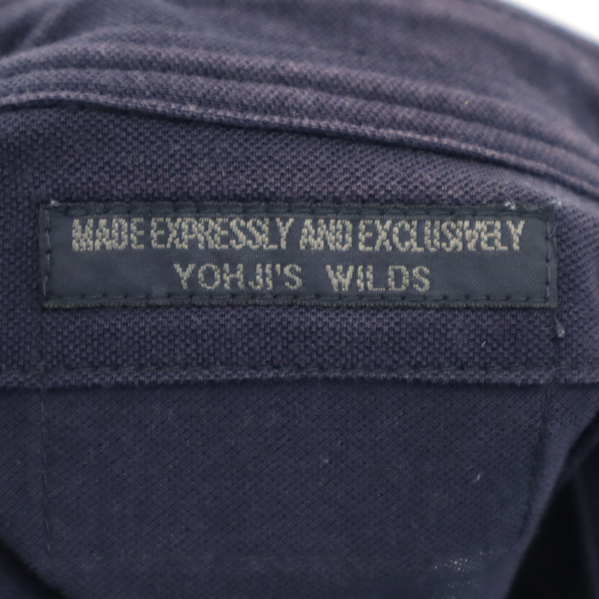 REGULATION Yohji Yamamoto MEN レギュレーション ヨウジヤマモト メン 日本製 長袖 スタンドカラー シャツ 1 ネイビー メンズ