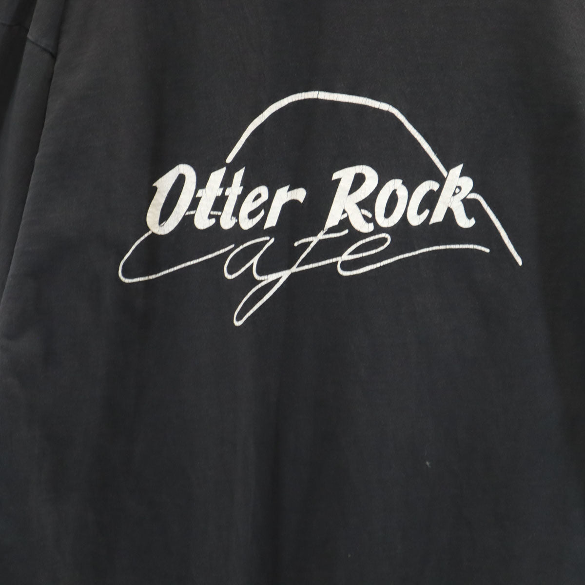 FRUIT OF THE LOOM フルーツオブザルーム 90s USA製 オールド Otter Rock 長袖 Tシャツ XL ブラック系 ロンT メンズ