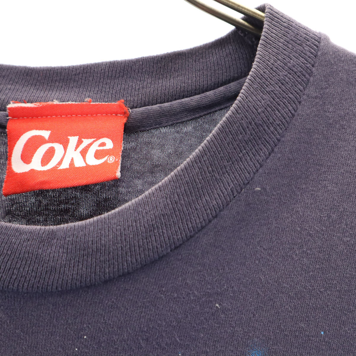 Coke コーク 90s USA製 オールド しろくま 半袖 Tシャツ M ネイビー シングルステッチ メンズ