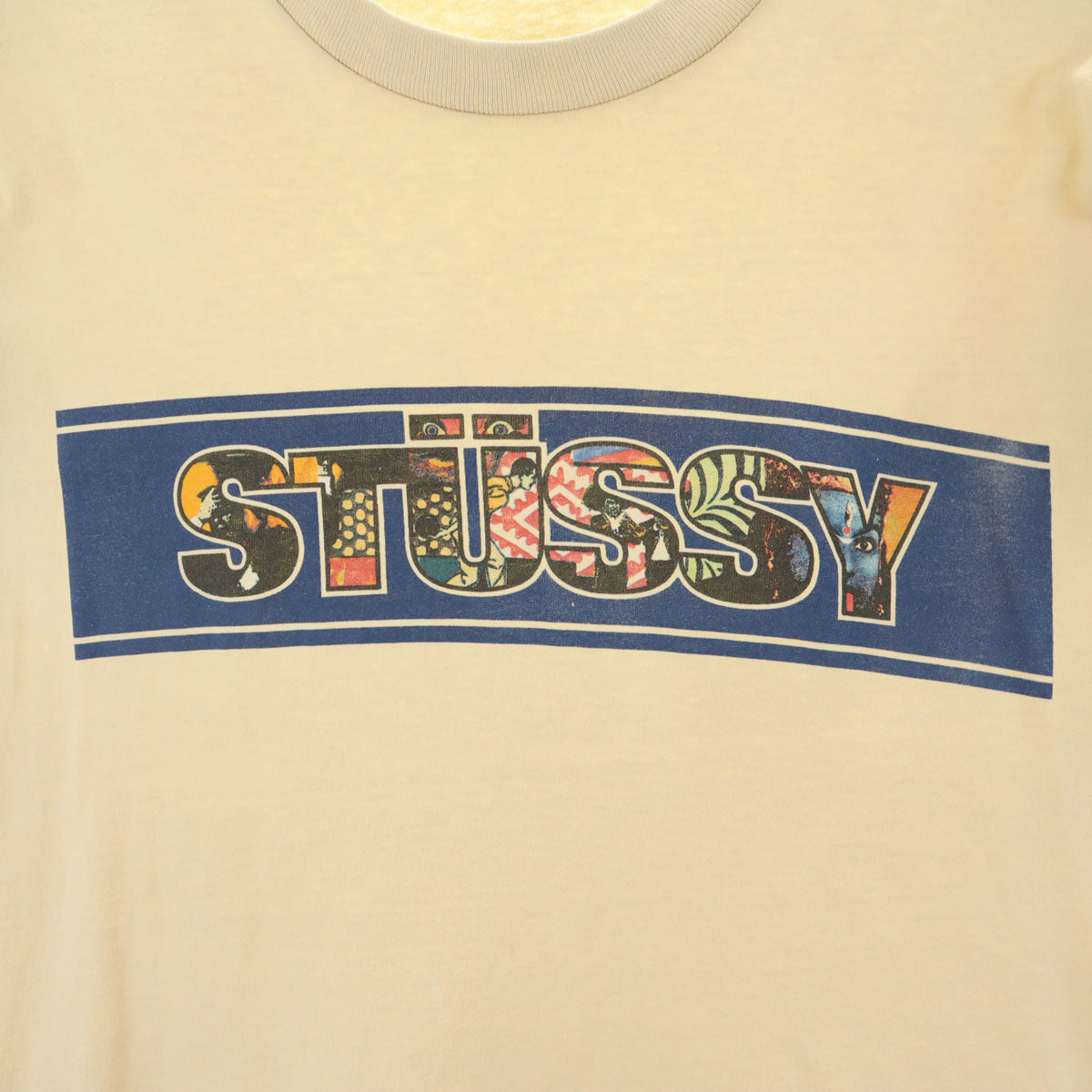STUSSY ステューシー オールド 半袖 Tシャツ イエロー系 メンズ