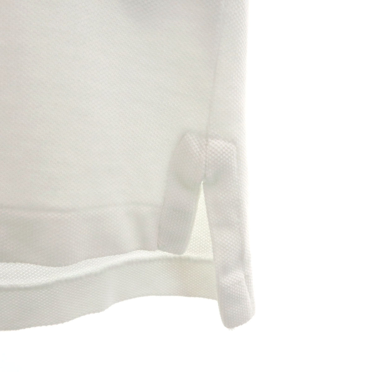 POLO RALPH LAUREN ポロラルフローレン ポロベア刺繍 半袖 カスタムスリムフィット ポロシャツ XL ホワイト 鹿の子 メンズ