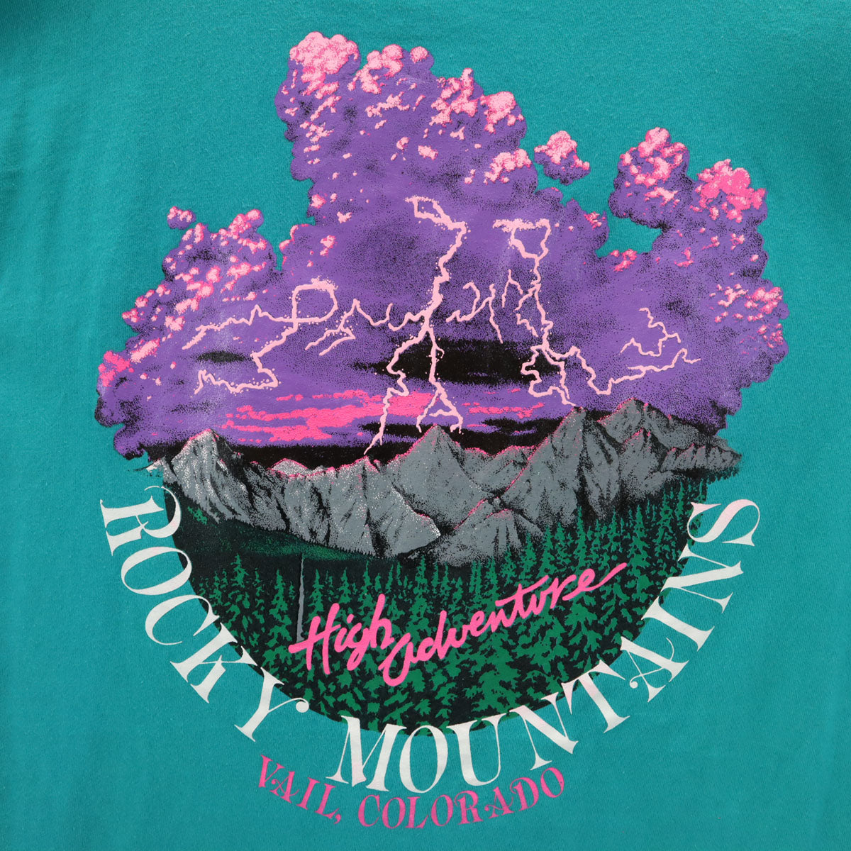 ONEITA オニータ 90s USA製 オールド 半袖 Tシャツ L ターコイズ シングルステッチ メンズ