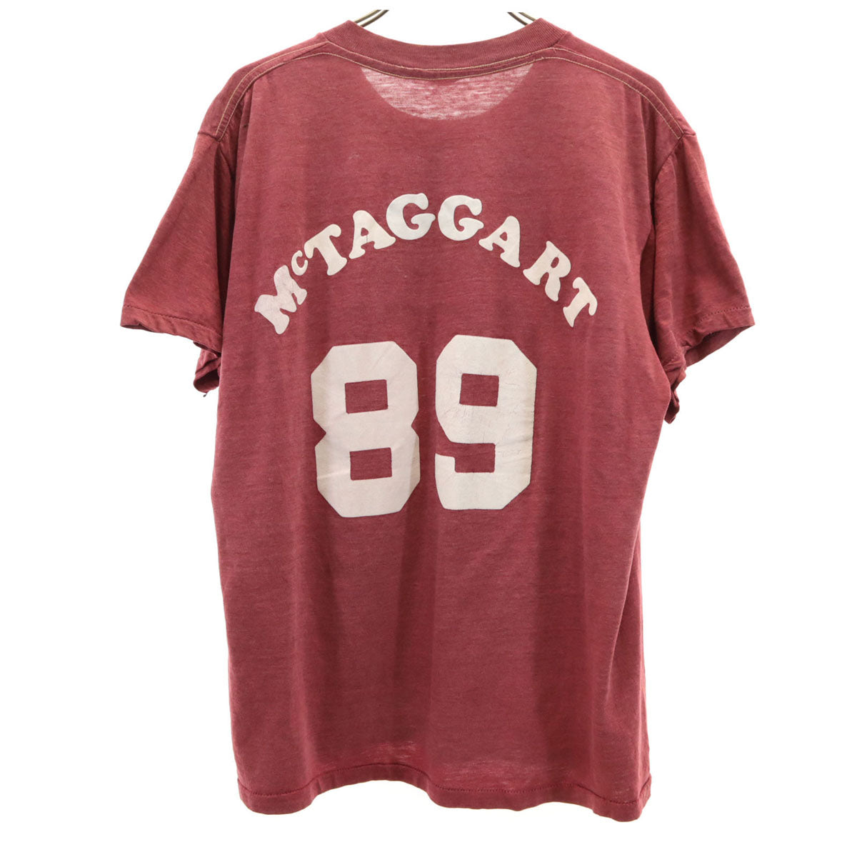 SCREEN STARS スクリーンスターズ 80s 90s USA製 オールド 半袖 Tシャツ XL レッド系 シングルステッチ レディース