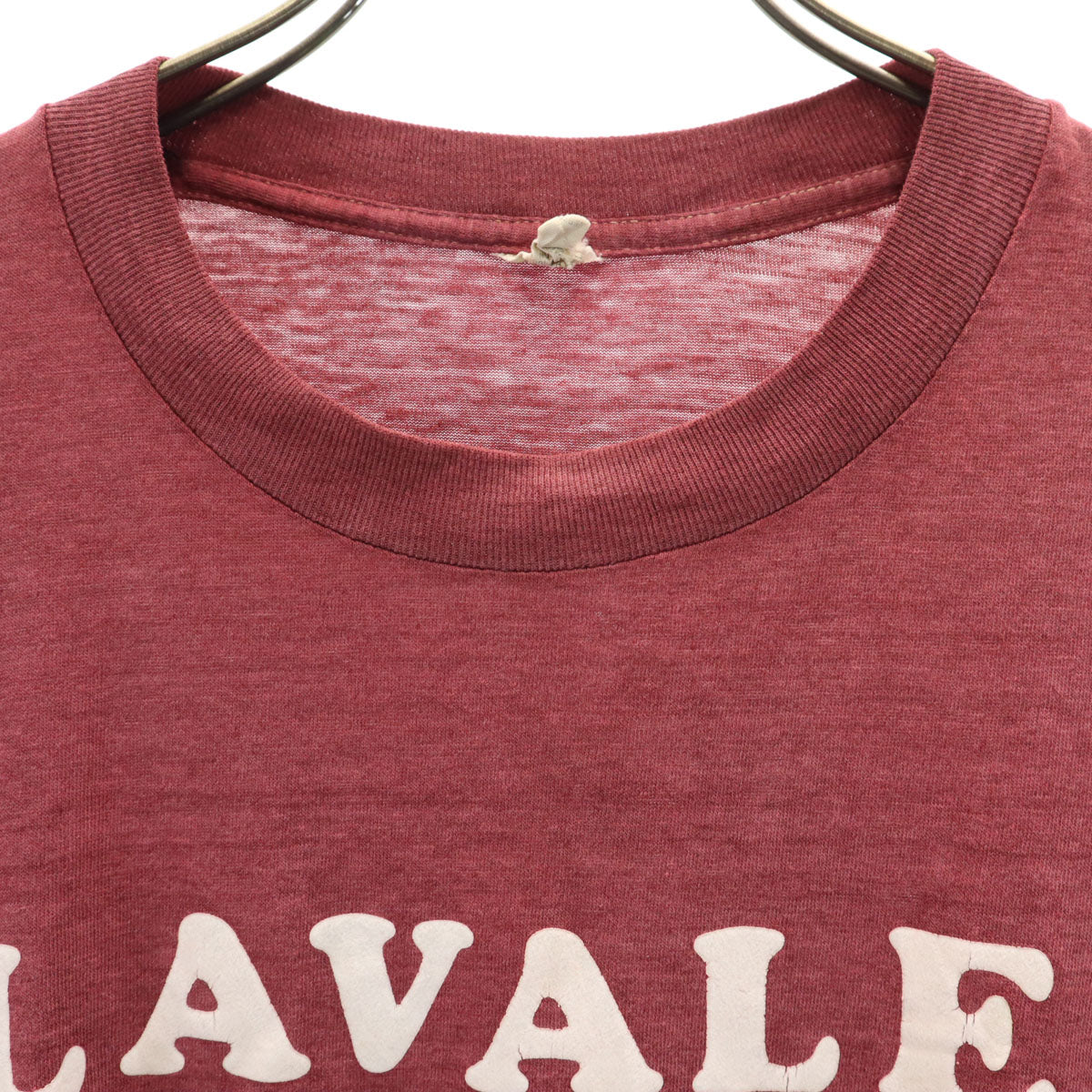 SCREEN STARS スクリーンスターズ 80s 90s USA製 オールド 半袖 Tシャツ XL レッド系 シングルステッチ レディース