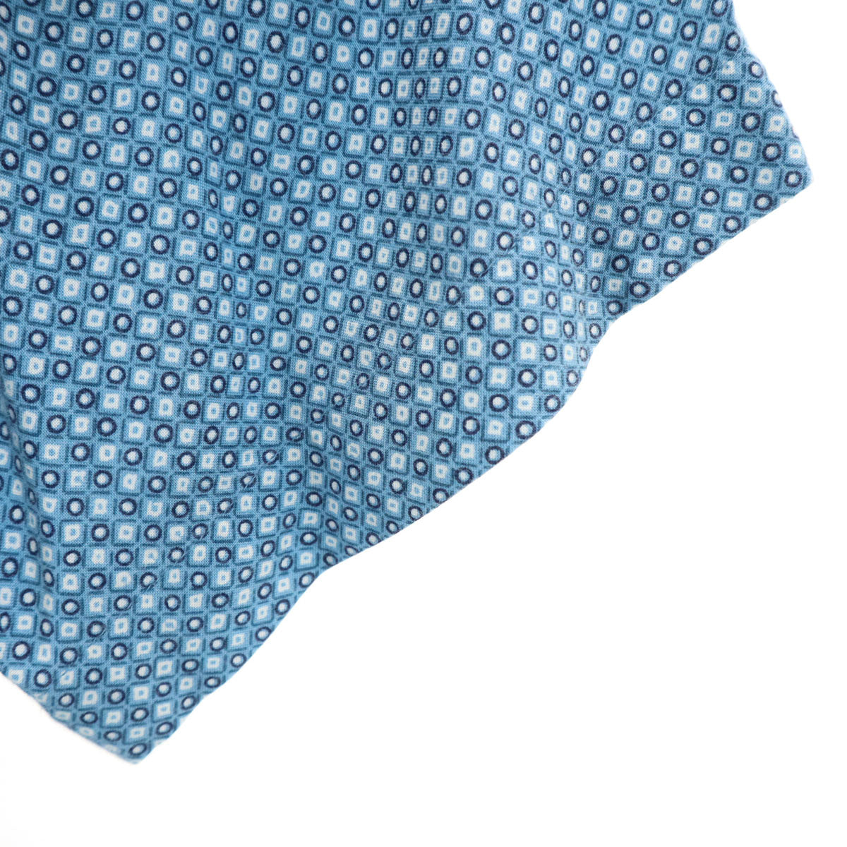 Batik Bay バティックベイ 00s 総柄 半袖 アロハシャツ L ブルー メンズ