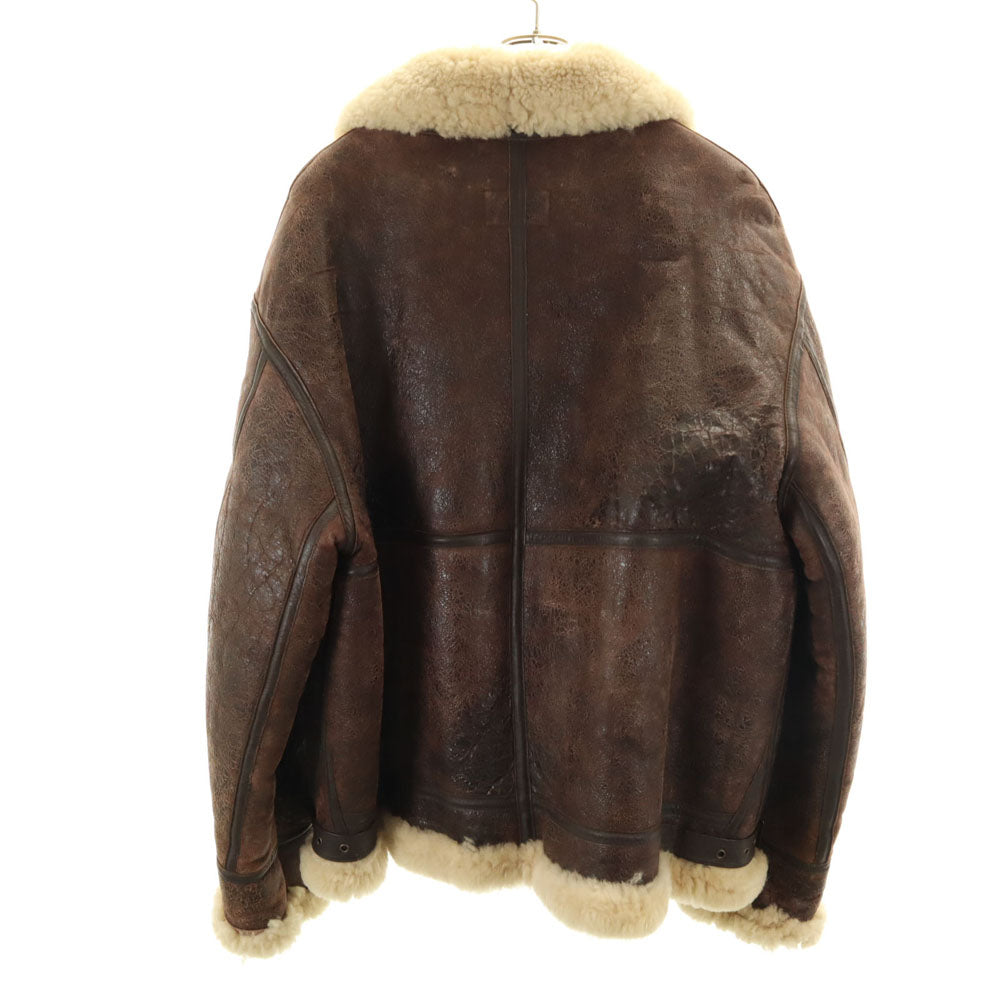 prms パームス B-3 ムートン フライトジャケット 3L ブラウン ビッグサイズ メンズ